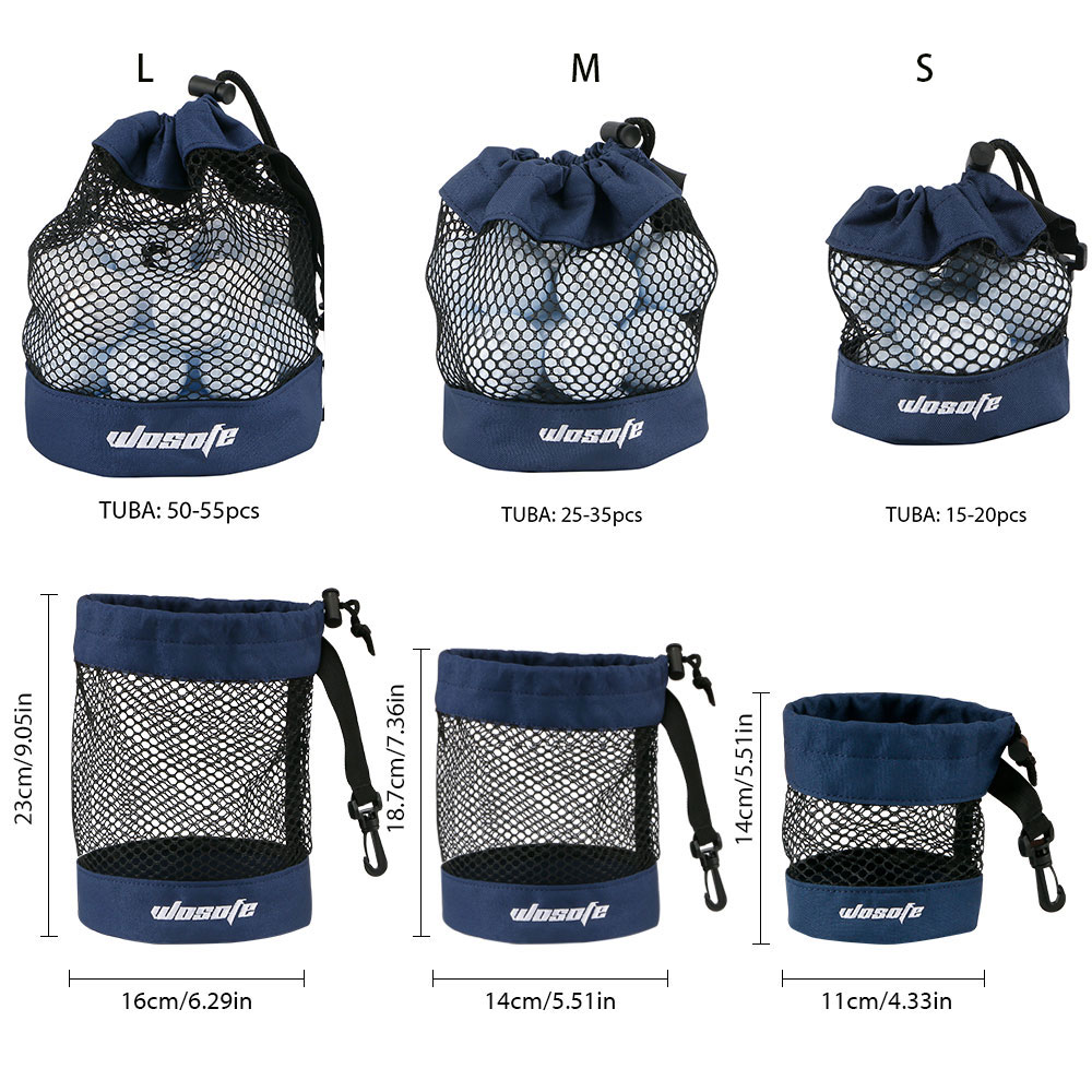 1pc Golf Ball Bag, Mesh Nylon  - Golf Equipment Drawing 评论和价格