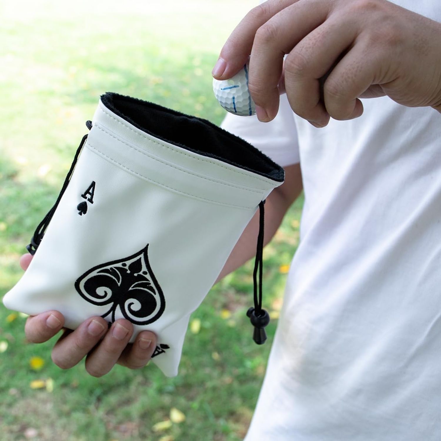 Funny Golf Valuables Pouch wit - Golf Equipment Drawing 评论和价格