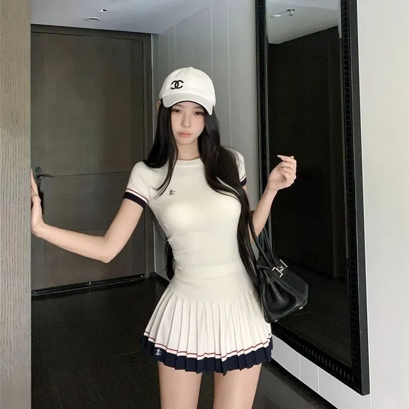 Korean Summer Two-piece Suit C - Golf Equipment For Women 评论和价格