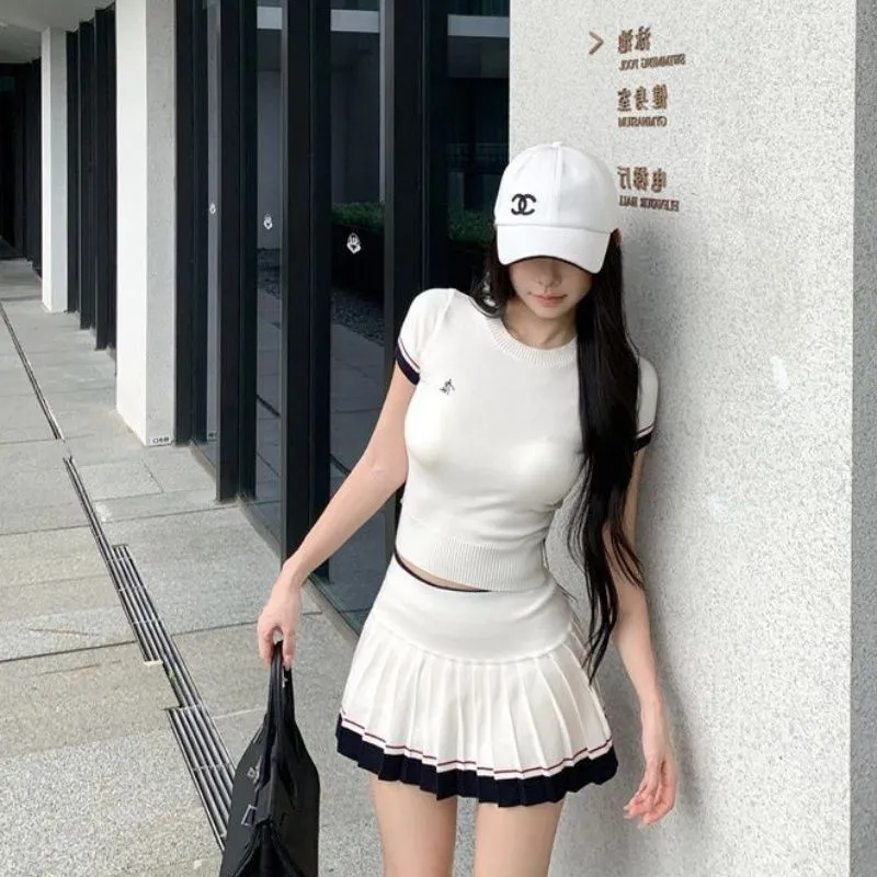 Korean Summer Two-piece Suit C - Golf Equipment For Women 评论和价格