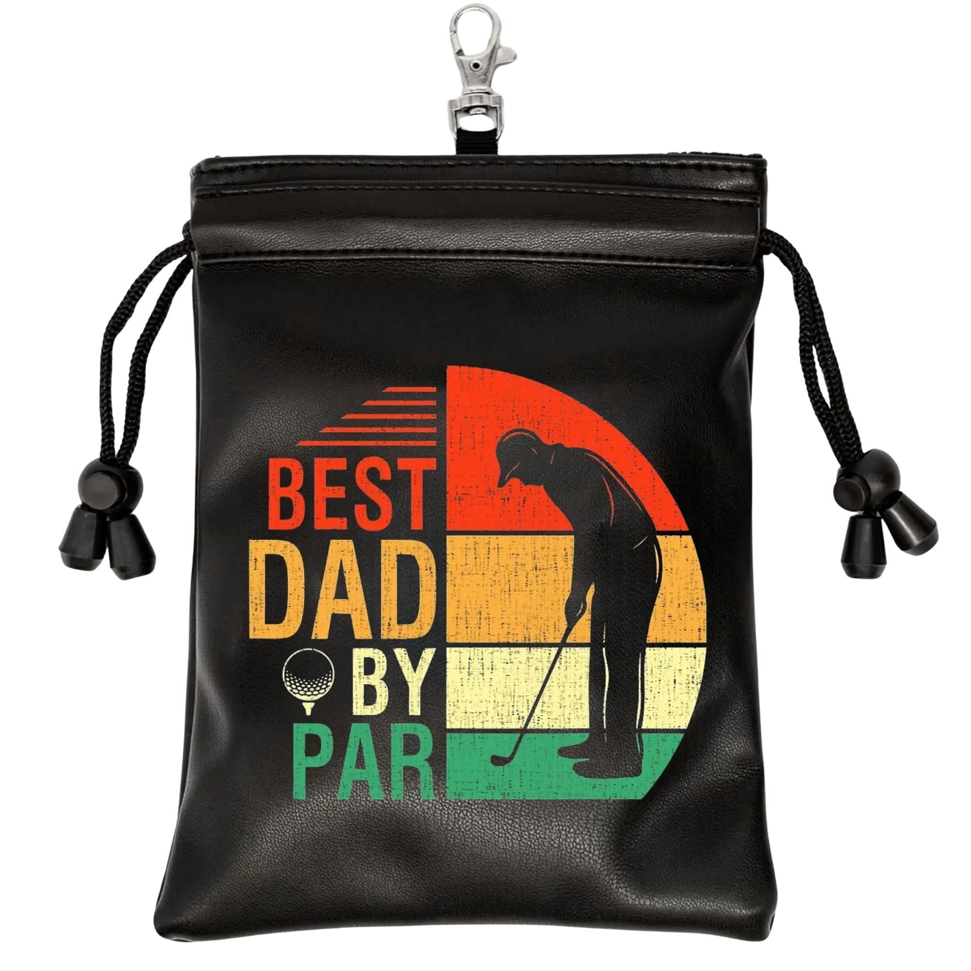 Funny Golf Tee Pouch Best Dad  - Golf Equipment Drawing 评论和价格