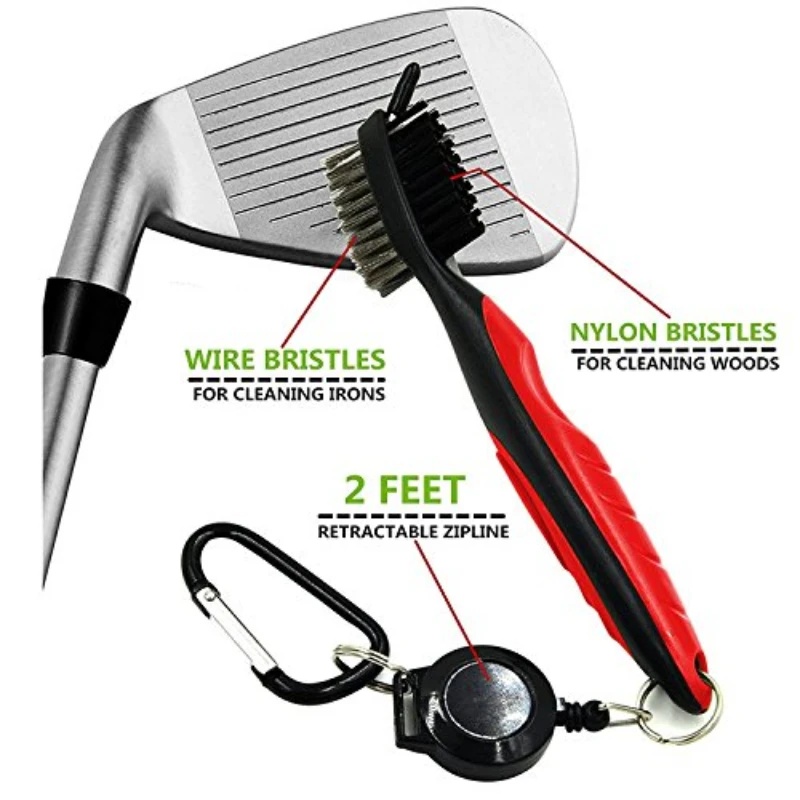 1-4Pcs Golf Groove Cleaning Br - Golf Equipment To Improve Your Game 评论和价格